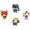 FUNKO POP! Vinilinių figūrėlių rinkinys: DC Comics: Happy Holidays, ~4 cm (4 vnt.)