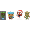 FUNKO POP! Vinilinių figūrėlių rinkinys: Marvel: Happy Holidays, ~4 cm (4 vnt.)