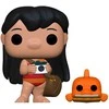 FUNKO POP! Vinilinė figūrėlė: Disney Lilo &amp; Stitch - Lilo with Pudge, 9 cm