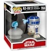 FUNKO POP! Vinilinė figūrėlė: Žvaigždžių karai - R2-D2 and Princess Leia Hologram, 9 cm