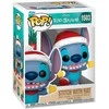 FUNKO POP! Vinilinė figūrėlė: Disney Lilo &amp; Stitch - Stitch su Kalėdų Senelio kepure, 9 cm