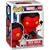 FUNKO POP! Vinilinė figūrėlė: Marvel - Red Hulk with Snowman, 9 cm