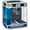 FUNKO POP! Vinilinė figūrėlė: Žvaigždžių karai - The Mandalorian with Grogu, 9 cm