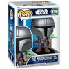 FUNKO POP! Vinilinė figūrėlė: Star Wars: Mandalorian &amp; Grogu - The Mandalorian &amp; Grogu