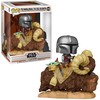 Figūrėlė Funko Pop Deluxe Star Wars - Mando on Bantha with Child in Bag Toy Figure (17.1 cm)