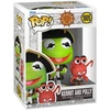 FUNKO POP! Vinilinė figūrėlė: Muppet Treasure Island - Kermit and Polly, ~6.1 cm ir 12.2 cm