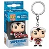 FUNKO POP! Raktų pakabutis: Super heroes- Superman, 10 cm