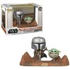 FUNKO POP! Vinilinė figūrėlė: Star Wars - The Mandalorian with the Child, 9 cm