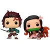 FUNKO POP! Vinilinė figūrėlė: Demon Slayer - Tanjiro &amp; Nezuko, 10 cm