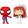 FUNKO POP! Vinilinių figūrėlių rinkinys: Marvel: Žmogus-voras ir MJ, ~8 cm (2 vnt.)
