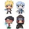 FUNKO POP! Vinilinių figūrėlių rinkinys: Boruto, ~8 cm (4 vnt.)