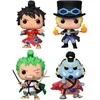 FUNKO POP! Vinilinių figūrėlių rinkinys: One Piece, ~8 cm (4 vnt.)