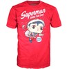 Funko Set figure POP &amp; Tee Back DC Comics Superman Exclusive Flocked