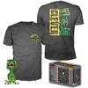 Funko Set figure POP &amp; Tee Jurassic Park Velociraptor Exclusive