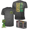 Funko Set figure POP &amp; Tee Jurassic Park Velociraptor Exclusive S