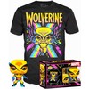 Funko Set figure POP &amp; Tee Marvel Wolverine Juodas Light