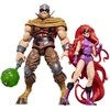 Hasbro Marvel Legends Series Inhumans Medusa &amp; Gorgon pack 2 figures