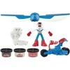 Hasbro PLAY-DOH Kapitono Amerikos moto-slicer rinkinys, G05555L0