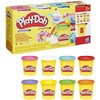 Usorteret Play-Doh 8 vnt. pakuotė, po 680 g – vaivorykštės spalvos