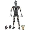 Hasbro Star Wars The Mandalorian IG-12 &amp; Grogu set figures 15cm