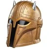 Kostiumo aksesuaras - Hasbro Star Wars The Juodas Series The Armorer's Helmet (replica, elektroninės funkcijos, kietas plastikas)
