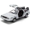 Jada Toys Back to the Future 40th Anniversary Time Machine Ice Effect Dlorean replica