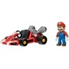 Jakks Pacific „Super Mario Movie“ – figūrėlė su kartingu – Mario (6 cm) (417684) / Figūrėlės / Mario/ Daugiafunkcis
