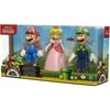 Nintendo – 3 pakuočių 10 cm grybų karalystės dioramos rinkinys (64511-4L)