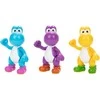 Jakks Pacific Super Mario Bros Yoshi pack 3 figures 10cm