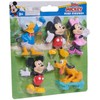 DISNEY RINKINYS IŠ 5 MINIŲ FIGŪRŲ FIGŪRŲ MICKEY MOUSE DONALD ANTIES PLUTO