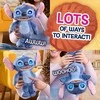 Disney JUST PLAY STITCH Interaktyvus pliušinis nuotaikas keičiantis Stičas, 35 cm