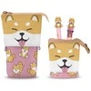 Karactermania Oh My Pop! Shiba pencil casel + Pen 10 colours + erasable pen