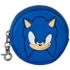 Karactermania PORTMONETKA SONIC FACE OKRĄGŁA, WYMIARY: 8.7CM X 8.7CM X 2.3CM