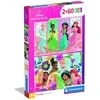 Clementoni Dėlionė 2x60 vnt. - Disney princesės
