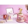 Widdop Co Disney Princess Rapunzel florals in a clonche with neon light