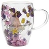 Widdop Co Disney Rapunzel floral decorative glass mug