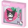 Karactermania Hello Kitty and Friends Kuromi Strawberry Diary + pen