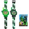 Kids Euroswan Hiszpania KIDS „Minecraft“ 2 racijų rinkinys + LED laikrodis vaikams / Min40098