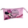 Manenti Disney Minnie Paris triple pencil case
