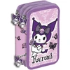 Manenti Hello Kitty Kuromi Violetinė triple pencil case