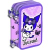 Manenti Hello Kitty Kuromi Violetinė triple pencil case