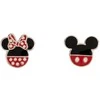 Peers Hardy Disney Mickey &amp; Minnie sterling sidabrinis earrings