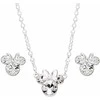 Peers Hardy Disney Minnie Set pakabukas + earrings sidabrinis