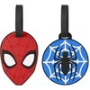 Peers Hardy Marvel Spideman set of 2 luggage labels