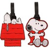 Peers Hardy Peanuts Snoopy set of 2 luggage labels