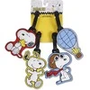 Peers Hardy Peanuts Snoopy set of 4 luggage labels