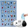 Puckator Peanuts Snoopy & Woodstock 2-in-1 pillow and travel blanket