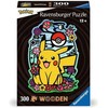 Ravensburger medinė dėlionė 300 vnt. - Pikachu