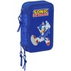 Safta Sonic the Hedgehog triple pencil case 37pcs