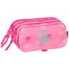 Safta Benetton Heart triple pencil case